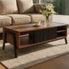 Mendler HWC-O40 Coffee Table, 42 x 120 x 60 cm, MDF, Natural view 1