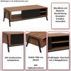 Mendler HWC-O40 Coffee Table, 42 x 120 x 60 cm, MDF, Natural view 2
