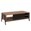 Mendler HWC-O40 Coffee Table, 42 x 120 x 60 cm, MDF, Natural view 4