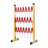 Portable Retractable Traffic Barrier, Adjustable, with Wheels, 350 cm, Color 2 view 1