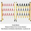 Portable Retractable Traffic Barrier, Adjustable, with Wheels, 350 cm, Color 2 view 4