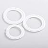5-Piece PTFE Grooved Gasket Set for 45 mm OD Pipe and 64 mm OD Tri-Clamp Ferrule Flange view 2