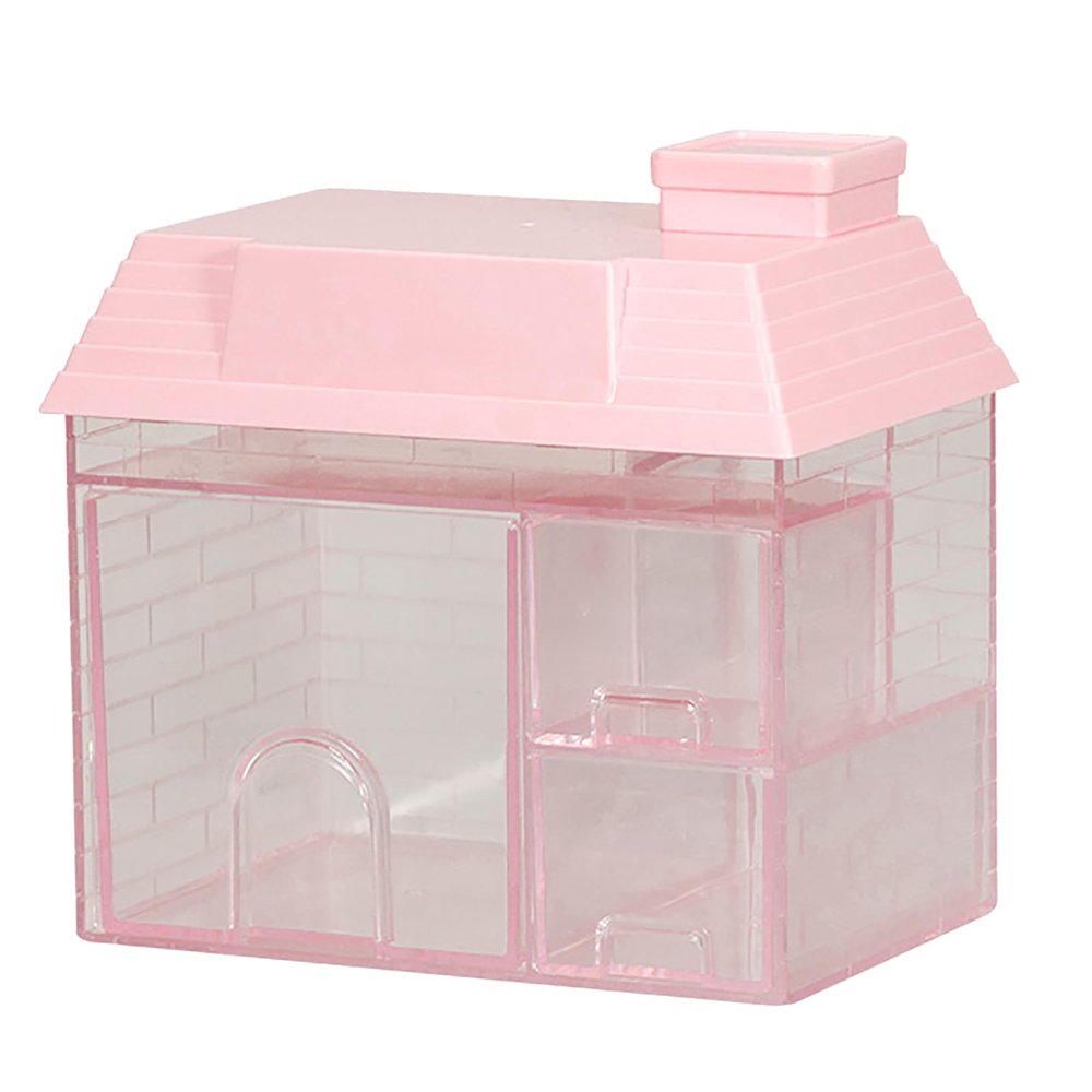 House-Shaped Desktop Organizer with Drawers (Rosenate)