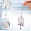 ERINGOGO Stainless Steel Fishing Bait Basket, 2-Pack, Red view 3