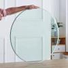 Round Table with Tempered Glass Top, 40 x 80 cm view 1