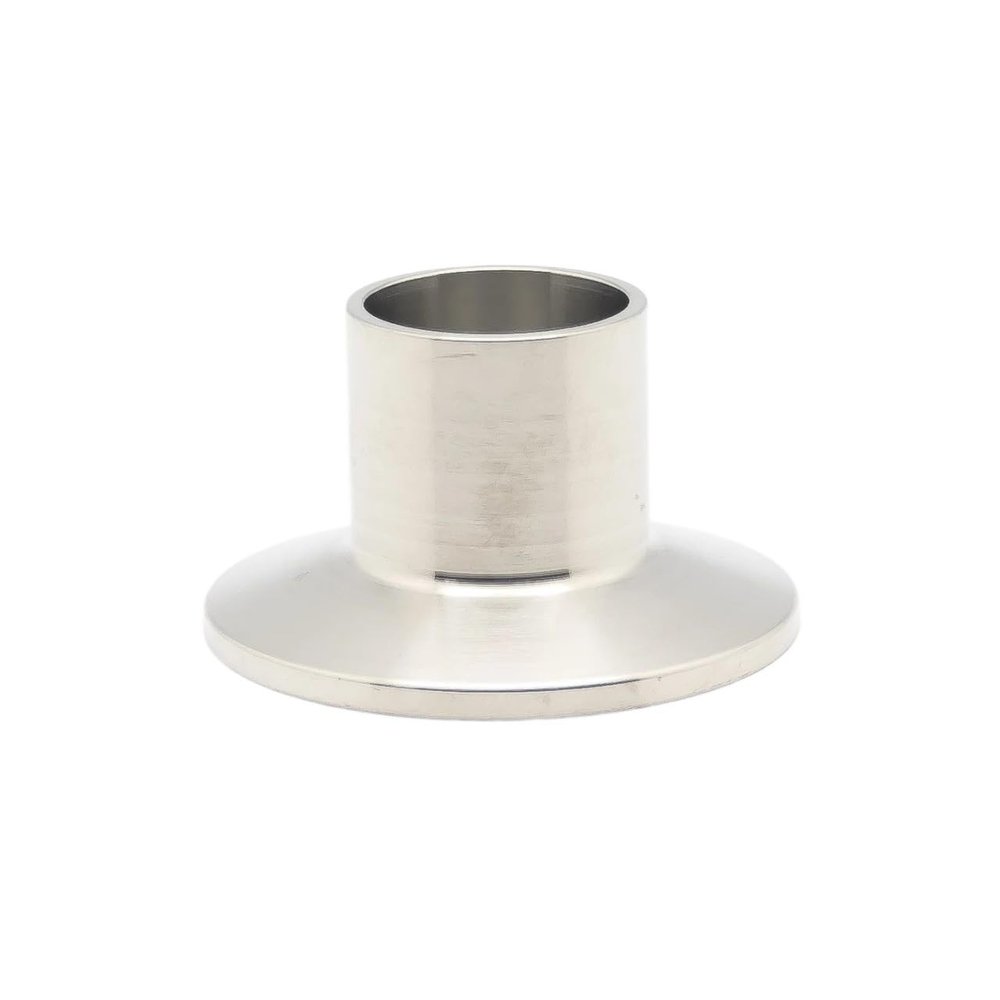 SS304/SS316L Stainless Steel Tri-Clamp Short Ferrule, L=21.5 mm, K64×45 mm, 88 g, SS316L_1P