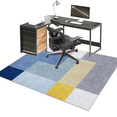 PaGuvFng 90 x 100 cm Office Chair Mat for Hard Floors and Carpet