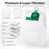 12 Vacuum Cleaner Bags for Vorwerk Kobold VK140/VK150 FP140/FP150 with Filters view 4