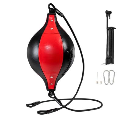 Portable Adjustable Boxing Speed Bag, PU Leather Core Training