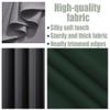AMZERO Blackout Curtain, 100 x 125 cm, Thick Thermal Fabric, White view 4