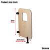 Cartoon Urinal Partition for Children, 4-Piece Floor-Mounted Urinal Screen for Schools and Public Restrooms, 60 x 70 cm view 2