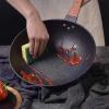Nonstick Wok with Lid for Frying and Sautéing view 2