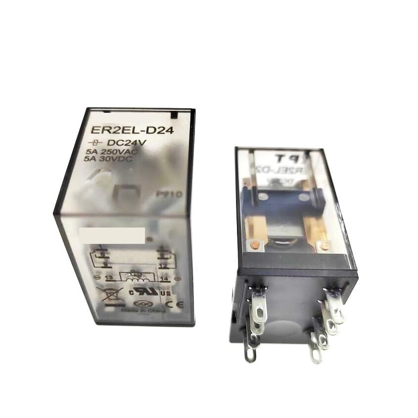 24V Relay ER2EL-D24 APT ZY2N-J DC24V ZY2N-J-DC24V APTZY4N-J 24V DC24V 24VDC 8-Pin