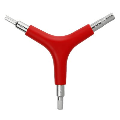 SXRQ 3-Way Bicycle Wrench, Y-Handle Hex Key Multitool