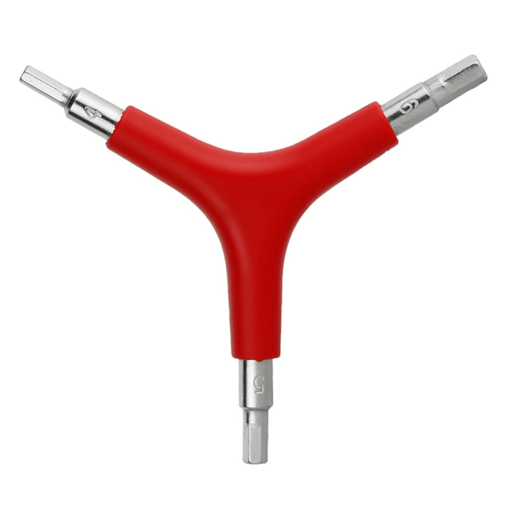 SXRQ 3-Way Bicycle Wrench, Y-Handle Hex Key Multitool