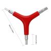 SXRQ 3-Way Bicycle Wrench, Y-Handle Hex Key Multitool view 4
