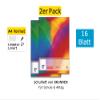BRUNNEN School Notebook, Ruling 27, Lined with Double Margin, 16 Sheets, DIN A4 – 2-Pack view 2