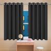 FEIJDON Black Thermal Blackout Curtain with Grommets, 50 x 110 cm view 1