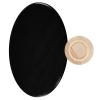 360° Rotatable Round Lazy Susan Serving Tray, Silent Swivel Base, Black, 90 cm (36 in) view 1