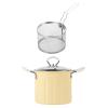 3 L Deep Frying Pot with Strainer, Yellow, 16 x 14 cm view 2