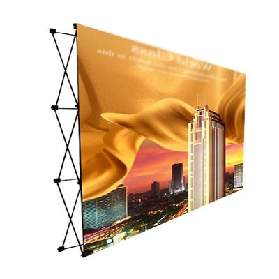 Portable 12.4 x 7.5 ft Pop-Up Fabric Backdrop Stand with Carrying Bag