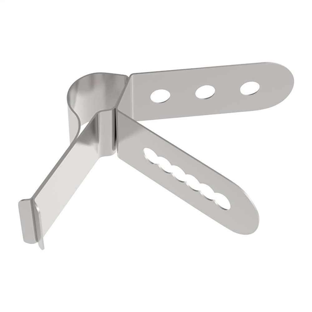 Grill Thermometer Holder - 3-Clip Design
