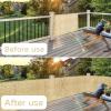 Natural Bamboo Fence for Outdoor Use, Peeled Panels for Sun and Wind Protection, 100 x 400 cm, Available in Heights of 50 x 180 cm, Eco-Friendly view 3