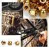 SWTYExt 30-Piece M8 Brass Acorn Nuts, DIN 1587 view 2