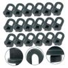 50-Piece Green Plastic Greenhouse Flower Pot Clips view 2