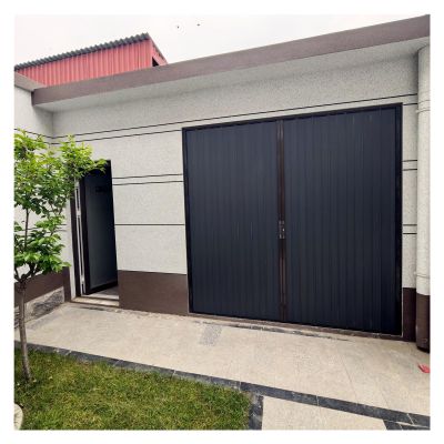Folding Interior Door, Aluminum Alloy Folding Sliding Partition, Concealed Fire-Resistant Partition for Shopping Malls, Kitchens, Bathrooms and Toilets, Natural Gas Inspection Door (34 x 80 in / 86.4 x 203.2 cm)