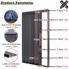 Folding Interior Door, Aluminum Alloy Folding Sliding Partition, Concealed Fire-Resistant Partition for Shopping Malls, Kitchens, Bathrooms and Toilets, Natural Gas Inspection Door (34 x 80 in / 86.4 x 203.2 cm) view 2