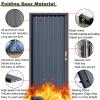 Folding Interior Door, Aluminum Alloy Folding Sliding Partition, Concealed Fire-Resistant Partition for Shopping Malls, Kitchens, Bathrooms and Toilets, Natural Gas Inspection Door (34 x 80 in / 86.4 x 203.2 cm) view 3