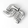 1PC 304 Stainless Steel Outer-Wire Bent Hose Fitting, 90° 3/8" BSP Male Elbow × 15 mm view 2