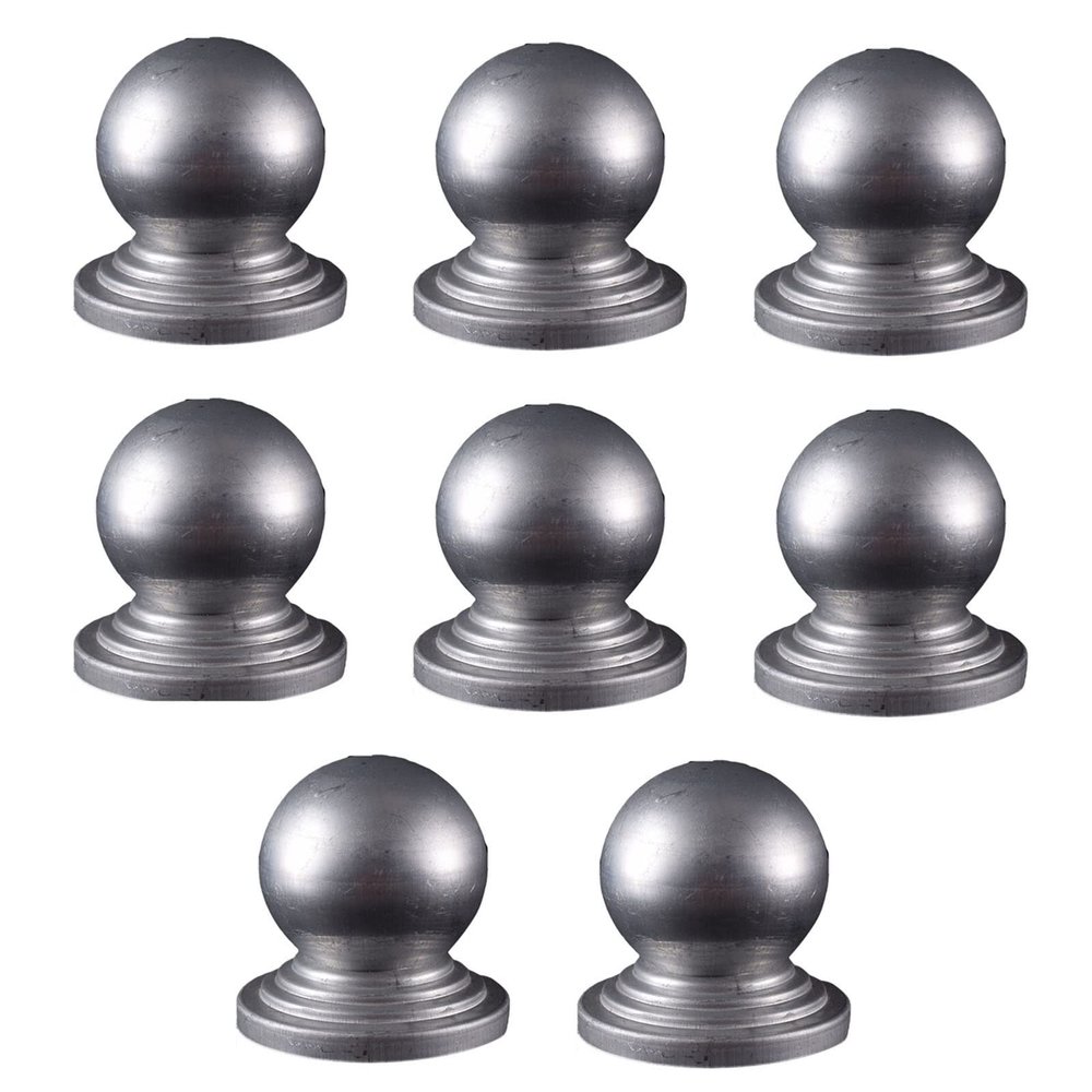Galvanized Metal Fence Post Caps, Waterproof, Silver, 114 x 114 mm