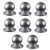 Galvanized Metal Fence Post Caps, Waterproof, Silver, 114 x 114 mm view 1