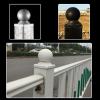 Galvanized Metal Fence Post Caps, Waterproof, Silver, 114 x 114 mm view 2