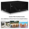 AEXOIO Waterproof Patio Furniture Cover, 180 L x 100 W x 30 H cm, 420D Oxford Fabric view 3