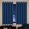 GOUBAN Blackout Curtain with Grommets, 100 x 150 cm, Dark Blue view 1
