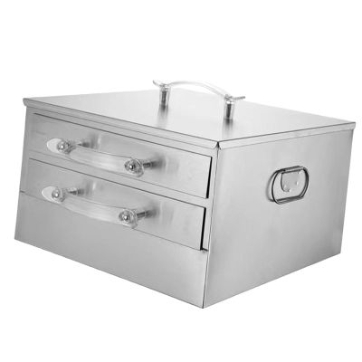 Stainless Steel Rice Roll Steamer, 2-Piece, with 2 Trays