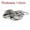 Ultrathin Stainless Steel Washers M9–M50 | 1.0 mm Thick Precision Seals | SUS304 (17×22×1 mm, 20 pcs) view 3