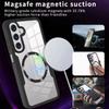 YUECXIN Magnetic Case for Samsung Galaxy A16 4G/5G with Wireless Charging, Built-In Screen Protector, 360° Protection, Blue view 3