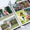 WUYXTO Photo Album 4x6/8x10, Large-Capacity Family Scrapbook, Blue view 3