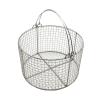 Round 304 Stainless Steel Instrument Sterilization Basket with Handles view 2