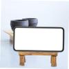 TOYANDONA Small Brown Resin Chair for Christmas Miniatures view 4