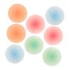 ULTECHNOVO 8-Piece Colorful Gradient Coaster Set, Round Heat-Resistant Non-Slip Table Mats for Coffee and Beverage Cups view 1