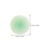 ULTECHNOVO 8-Piece Colorful Gradient Coaster Set, Round Heat-Resistant Non-Slip Table Mats for Coffee and Beverage Cups view 2