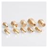 Brass Pipe Fitting Adapter, Metric Female-to-Male Thread, M8-M20 view 2