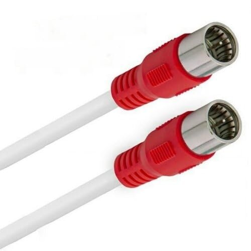 AC-Sat-Corner FRITZ!Box 6340 Cable Router Network Cable, Pure Copper, 8K, Red, 3 m