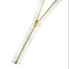 Metal Separating Zipper, Gold/Brass, 5 mm, White, 55 cm view 1