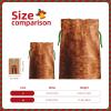 Brown Cowhide-Print Gift Bags with Drawstring view 4
